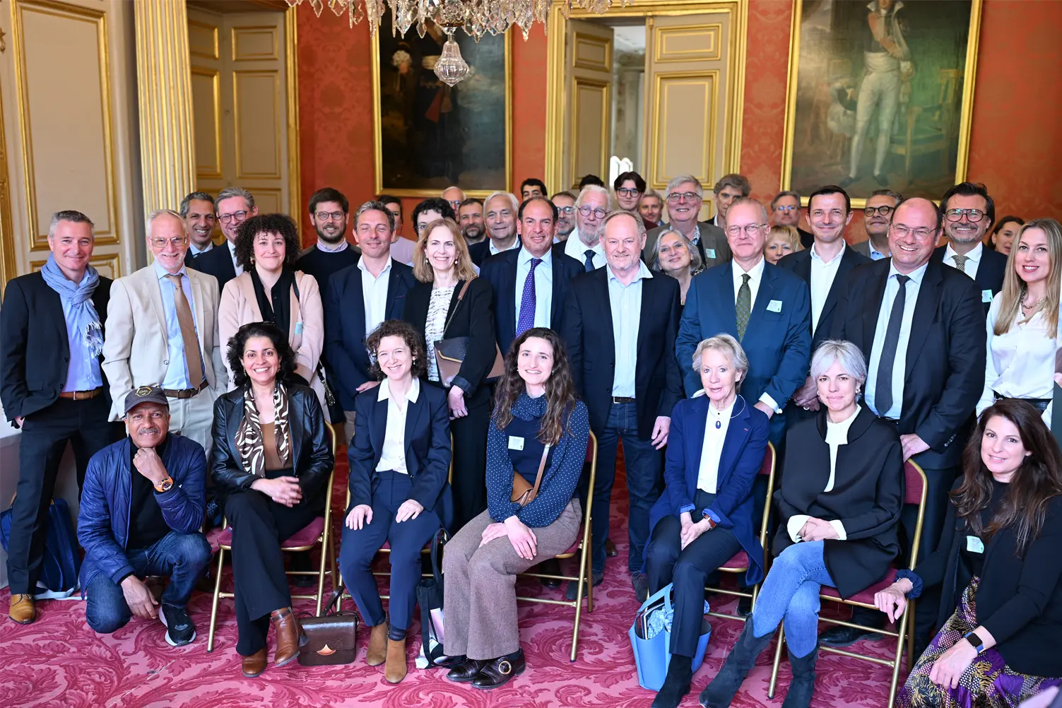 Photo de groupe au Sénat